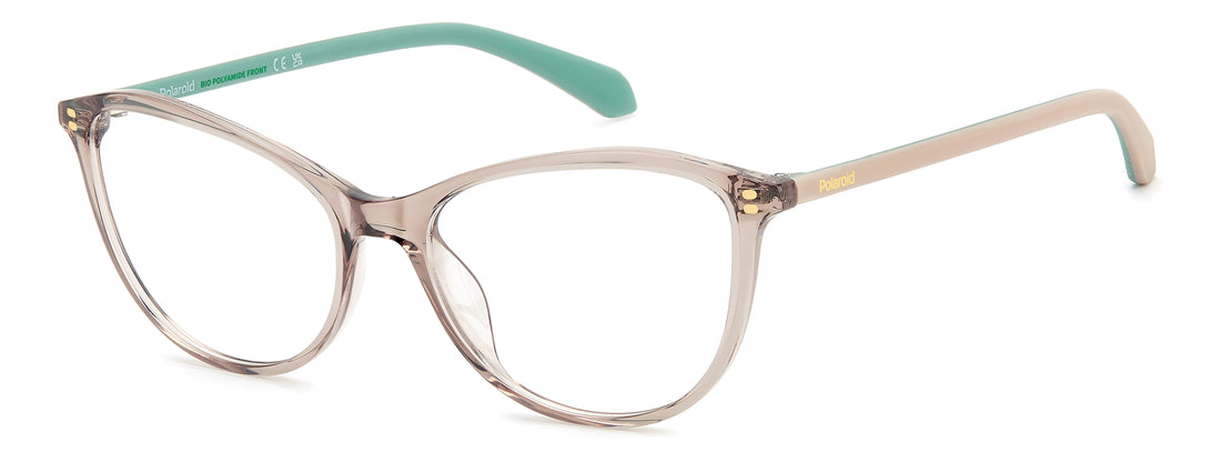 Brillen polaroid pld d626 fwm beige cat eye femenino größe 54mm - Hauptansicht