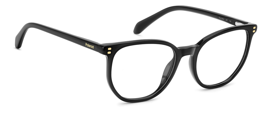 Brillen polaroid pld d633 807 negro cat eye femenino größe 52mm - Detailansicht