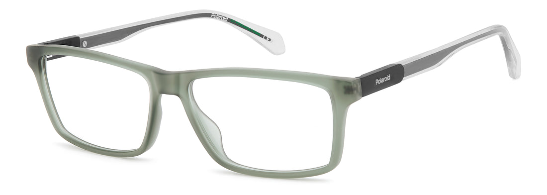 Lunettes de vue polaroid pld d635 dld verde rectangular masculino taille 56mm - Vue principale