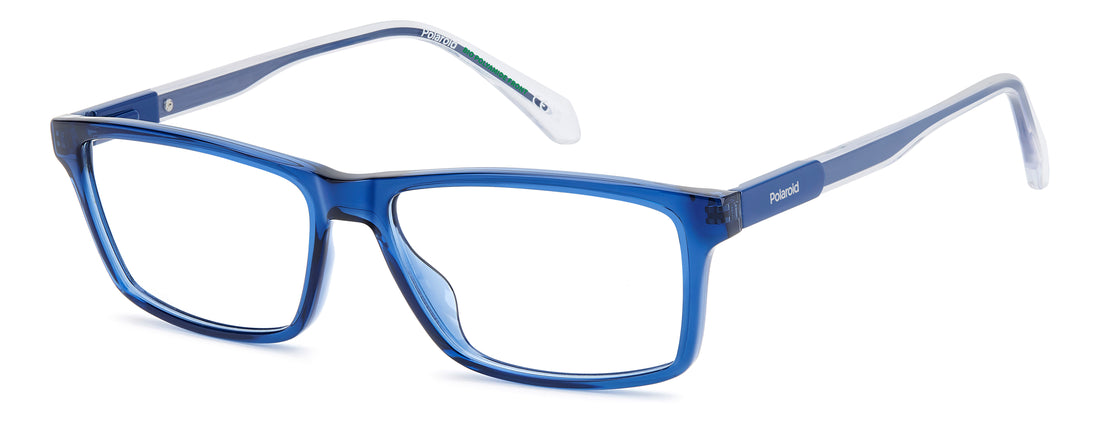 Lunettes de vue polaroid pld d635 pjp azul rectangular masculino taille 56mm - Vue principale