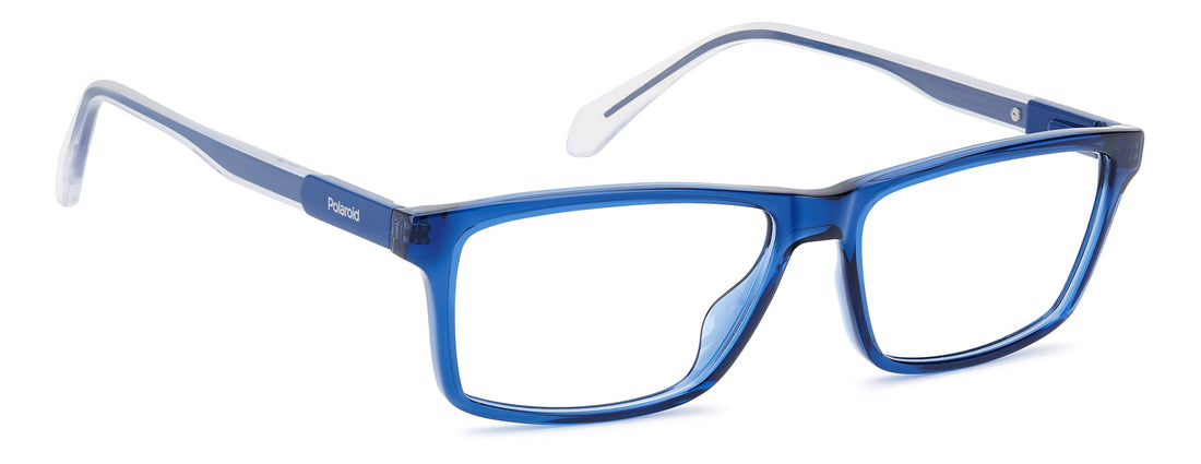 Lunettes de vue polaroid pld d635 pjp azul rectangular masculino taille 56mm - Vue détaillée