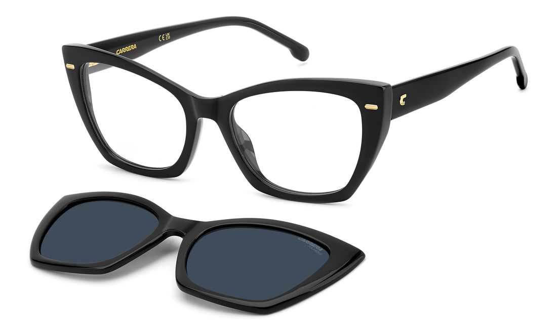 Sonnenbrillen carrera ca 3036/c 807 c3 negro rectangular femenino größe 53mm - Hauptansicht
