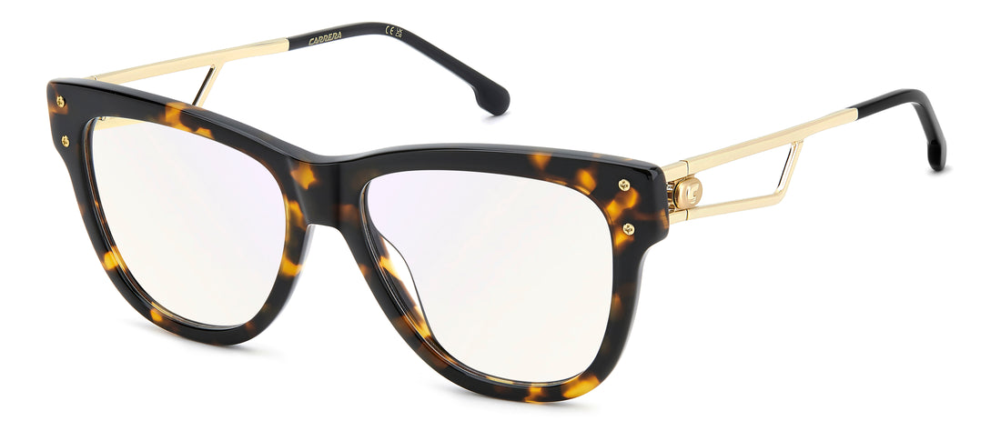 Brillen carrera 3106 086 13 havana rectangular femenino größe 53mm - Hauptansicht