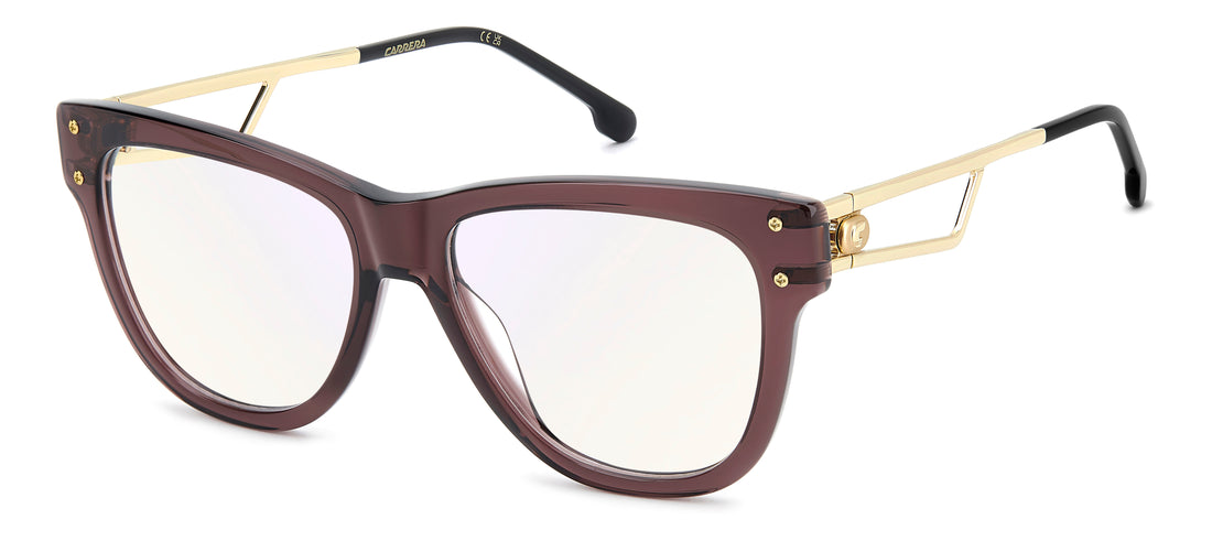 Brillen carrera 3106 0t7 13 morado rectangular femenino größe 53mm - Hauptansicht