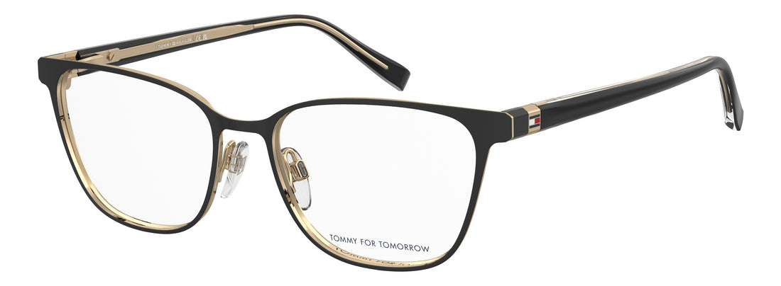 Lunettes de vue tommy hilfiger th 2396 807 negro rectangular femenino taille 54mm - Vue principale