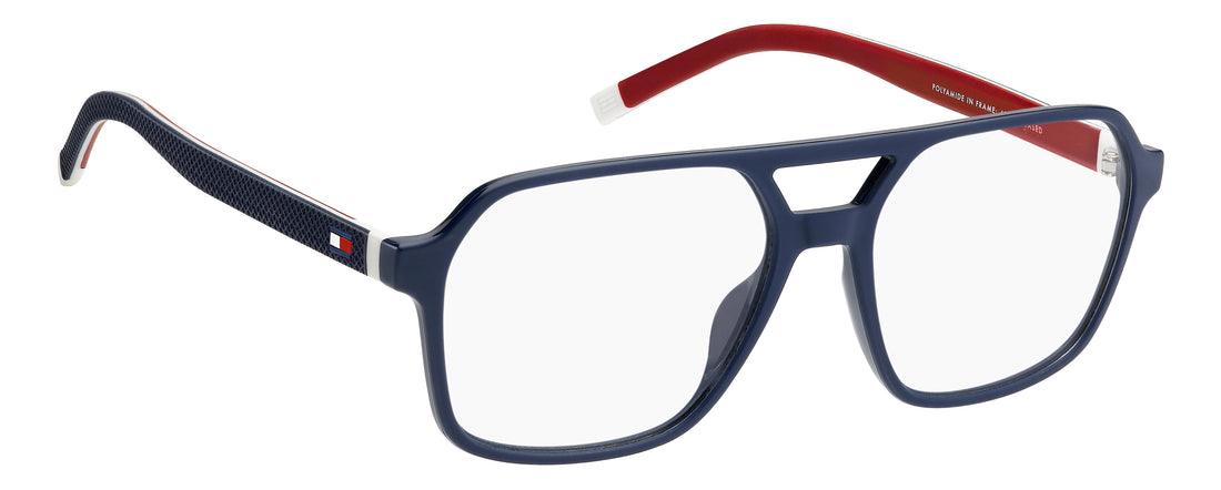 Lunettes de vue tommy hilfiger th 2379 pjp azul rectangular masculino taille 56mm - Vue détaillée