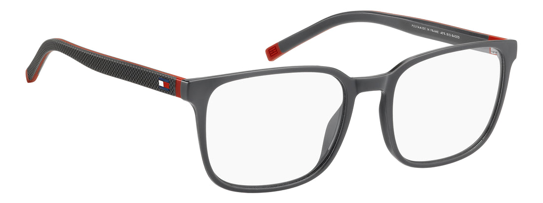 Lunettes de vue tommy hilfiger th 2380 kb7 gris rectangular masculino taille 56mm - Vue détaillée