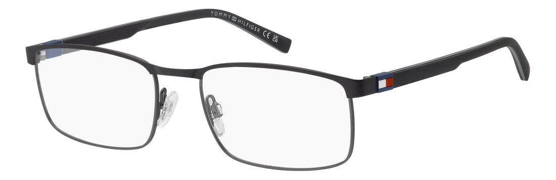Lunettes de vue tommy hilfiger th 2381 ti7 negro rectangular masculino taille 57mm - Vue principale