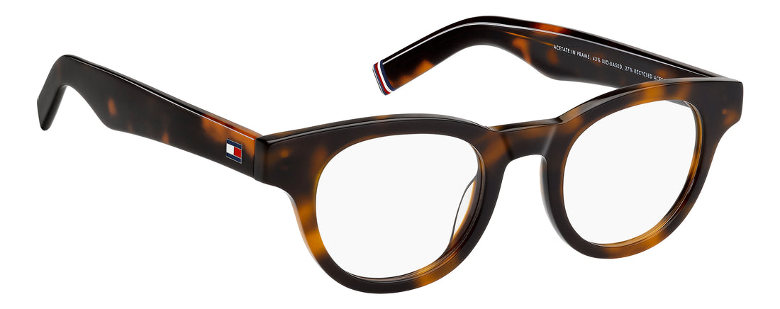 Lunettes de vue tommy hilfiger thmrhilfiger/01 05l havana rectangular masculino taille 45mm - Vue détaillée
