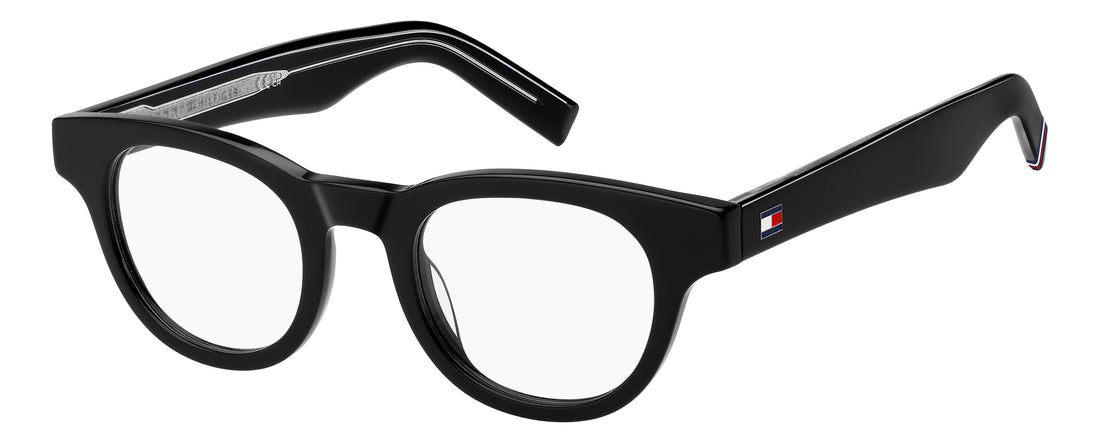 Lunettes de vue tommy hilfiger thmrhilfiger/01 807 negro rectangular masculino taille 45mm - Vue principale