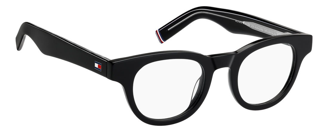 Lunettes de vue tommy hilfiger thmrhilfiger/01 807 negro rectangular masculino taille 45mm - Vue détaillée