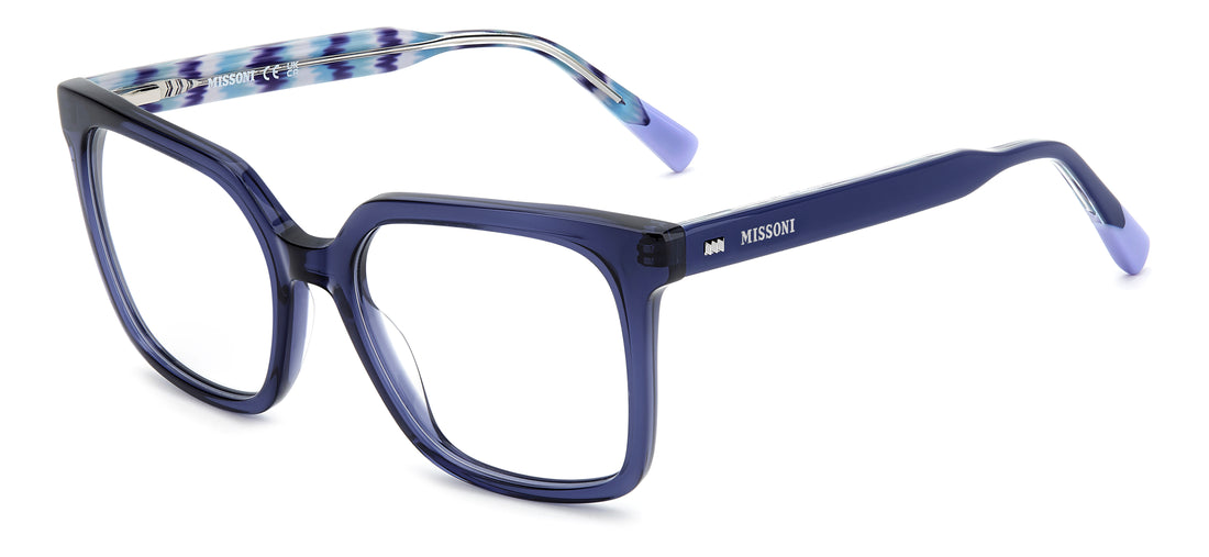 Lunettes de vue missoni mis 0311 pjp azul rectangular femenino taille 53mm - Vue principale