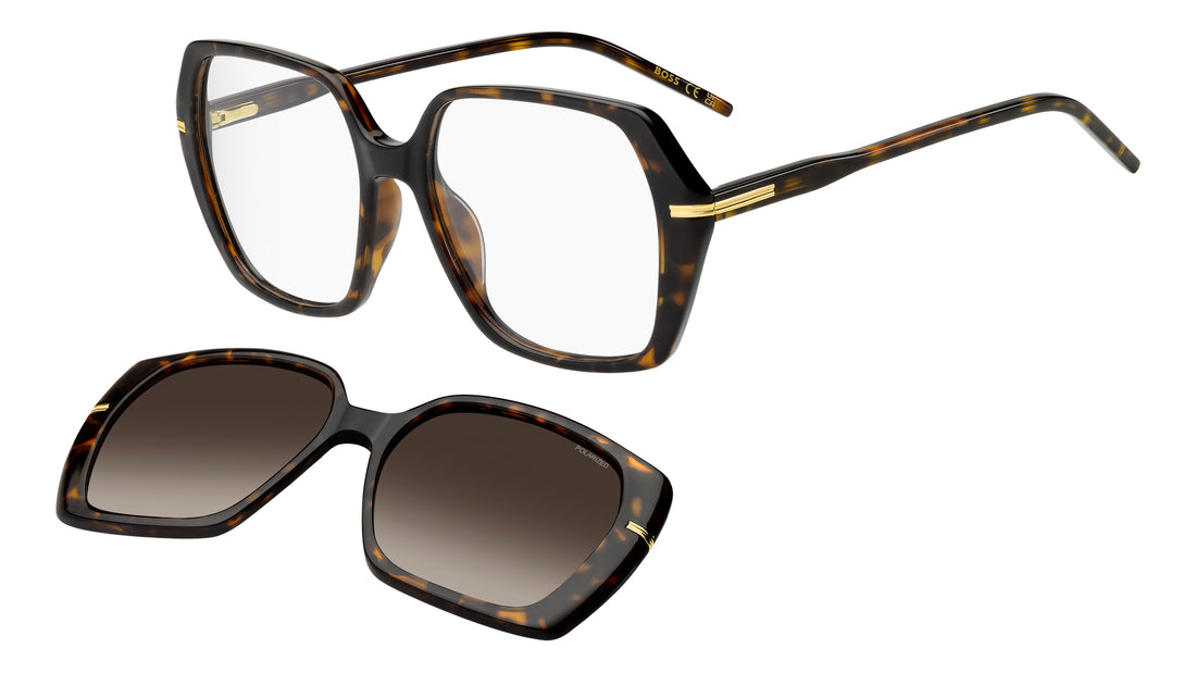 Lunettes de soleil hugo boss boss 2020/g/c 086 la havana square femenino taille 55mm - Vue principale