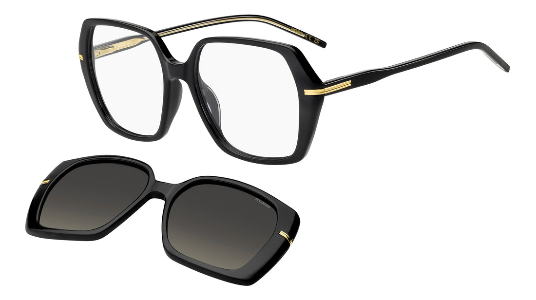 Lunettes de soleil hugo boss boss 2020/g/c 807 lb negro square femenino taille 55mm - Vue principale