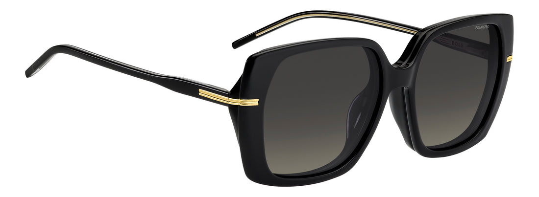 Lunettes de soleil hugo boss boss 2020/g/c 807 lb negro square femenino taille 55mm - Vue détaillée