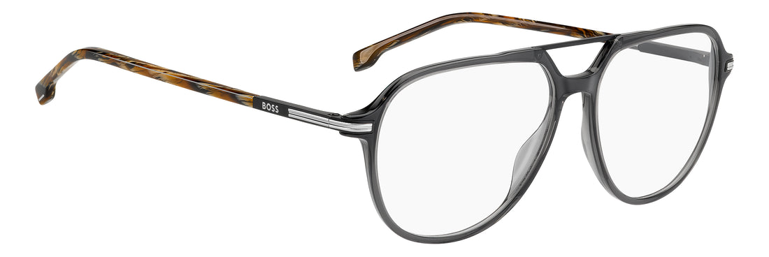 Brillen hugo boss boss 2009 kb7 gris square masculino größe 58mm - Detailansicht