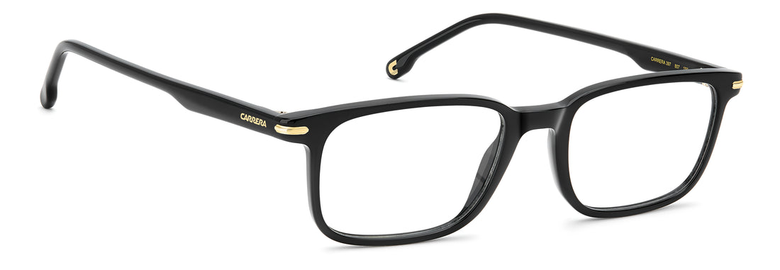 Brillen carrera 397 807 negro rectangular masculino größe 53mm - Detailansicht