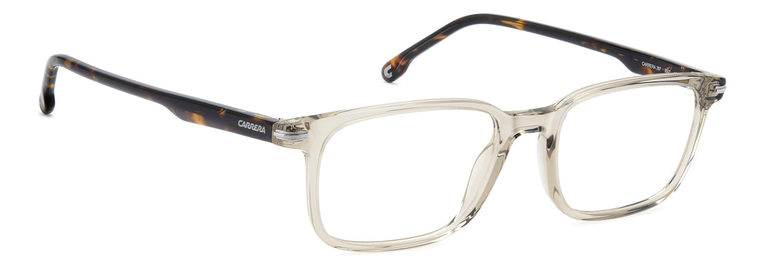Lunettes de vue carrera 397 xnz beige rectangular masculino taille 53mm - Vue détaillée