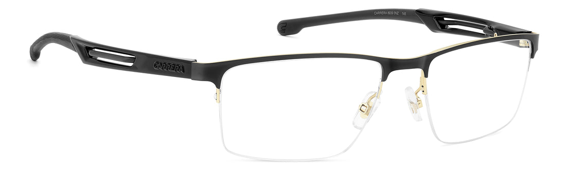 Brillen carrera 8939 0nz dorado rectangular masculino größe 57mm - Detailansicht