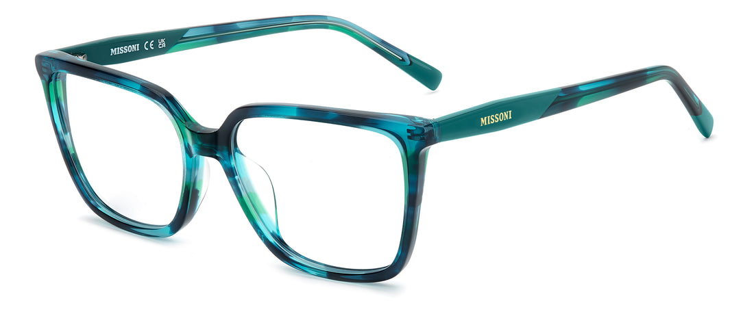 Brillen missoni mis 0302/g 4sb azul rectangular femenino größe 55mm - Hauptansicht