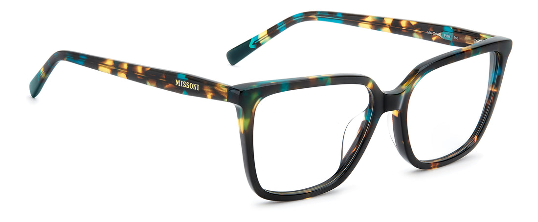 Brillen missoni mis 0302/g phw havana rectangular femenino größe 55mm - Detailansicht
