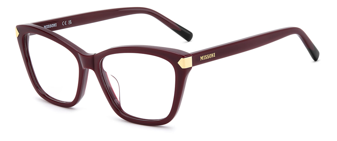 Brillen missoni mis 0308/g lhf burdeos rectangular femenino größe 54mm - Hauptansicht
