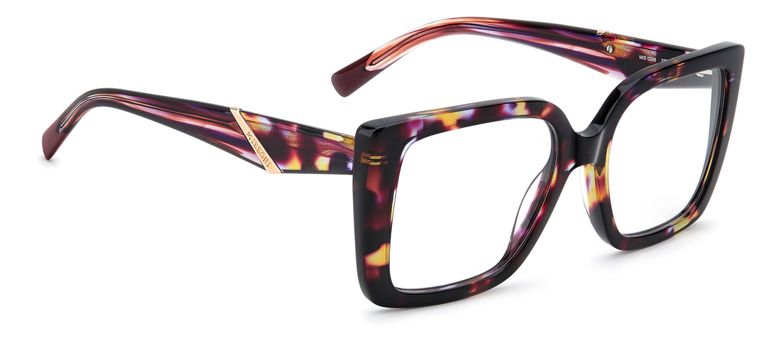 Brillen missoni mis 0298 2tb negro square femenino größe 53mm - Detailansicht