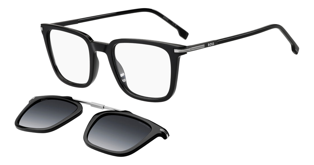 Sonnenbrillen hugo boss boss 2008/c 807 wj negro rectangular masculino größe 52mm - Hauptansicht
