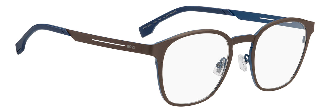 Brillen hugo boss boss 2000 800 marron rectangular masculino größe 51mm - Detailansicht