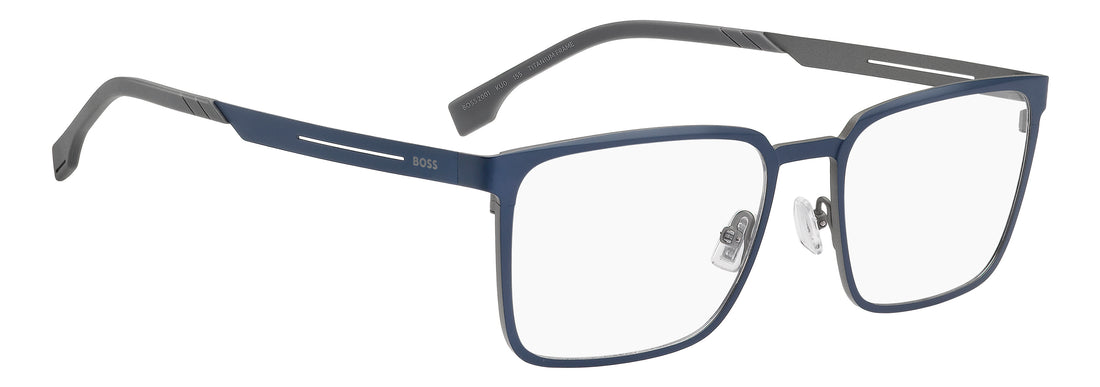 Brillen hugo boss boss 2001 ku0 azul rectangular masculino größe 57mm - Detailansicht