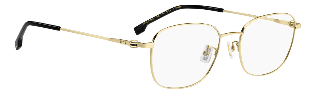 Brillen hugo boss boss 2026/f j5g dorado rectangular masculino größe 53mm - Detailansicht