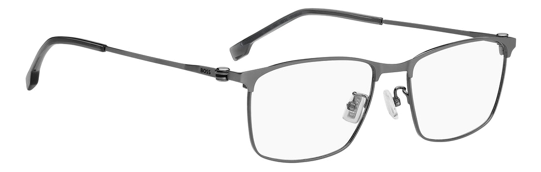 Brillen hugo boss boss 2028/f r80 plateado rectangular masculino größe 55mm - Detailansicht