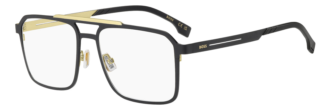 Brillen hugo boss boss 2002 i46 negro rectangular masculino größe 56mm - Hauptansicht