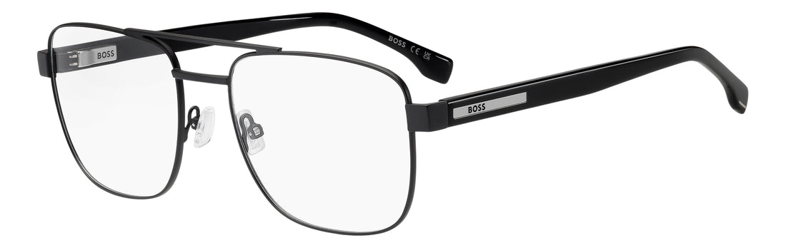 Lunettes de vue hugo boss boss 1988 003 negro rectangular masculino taille 57mm - Vue principale
