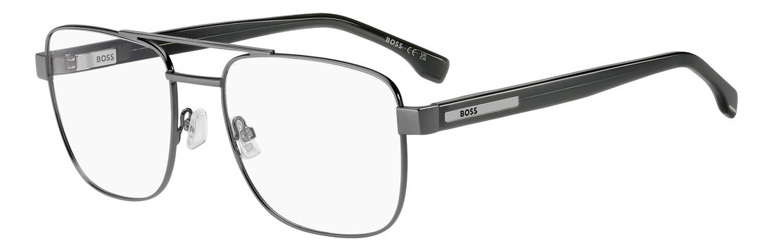Lunettes de vue hugo boss boss 1988 kj1 plateado rectangular masculino taille 57mm - Vue principale