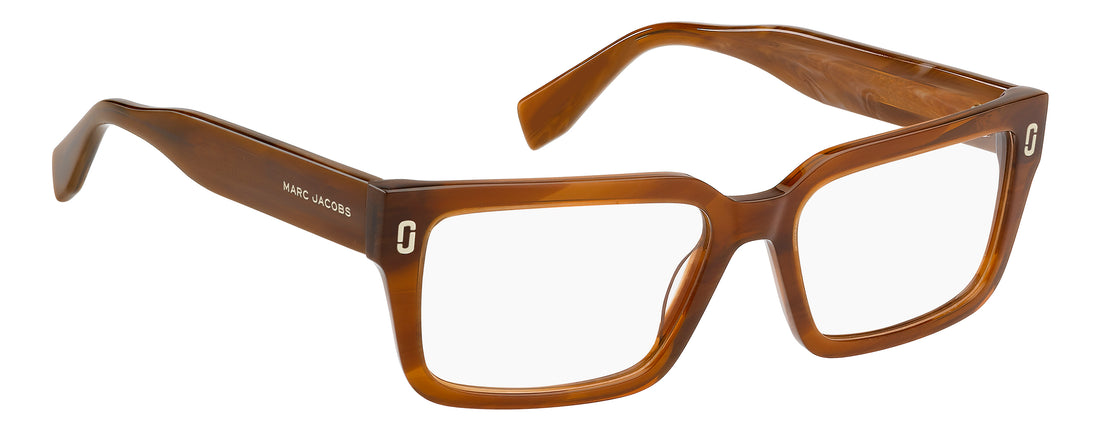 Brillen marc jacobs mj 1150 ex4 marron rectangular femenino größe 53mm - Detailansicht