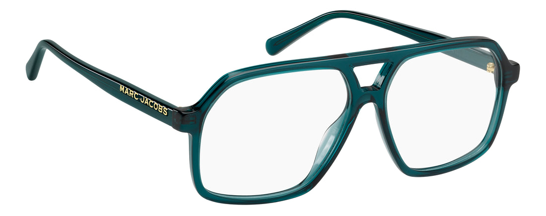 Lunettes de vue marc jacobs marc 936 zi9 verde square femenino taille 56mm - Vue détaillée