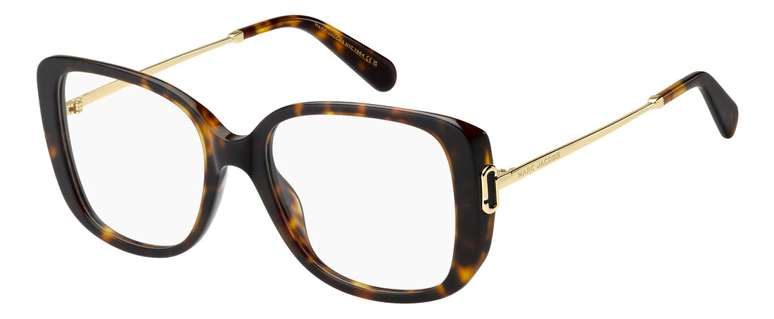 Lunettes de vue marc jacobs marc 921 086 havana butterfly femenino taille 54mm - Vue principale