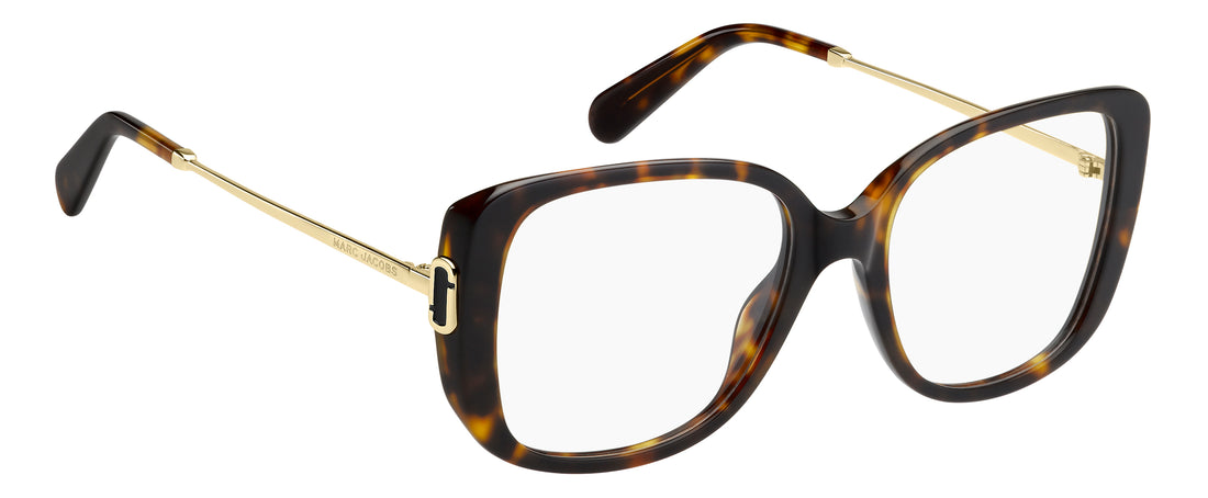 Lunettes de vue marc jacobs marc 921 086 havana butterfly femenino taille 54mm - Vue détaillée
