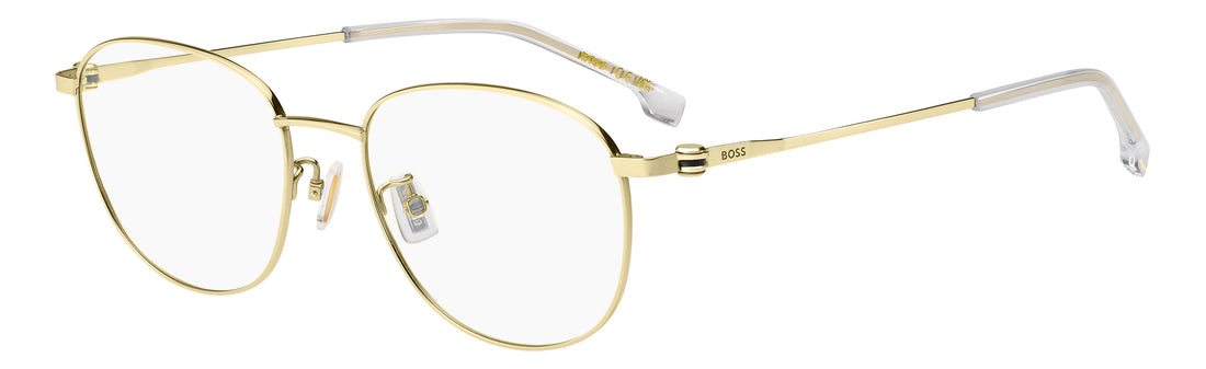Brillen hugo boss boss 2027/f j5g dorado rectangular masculino größe 53mm - Hauptansicht