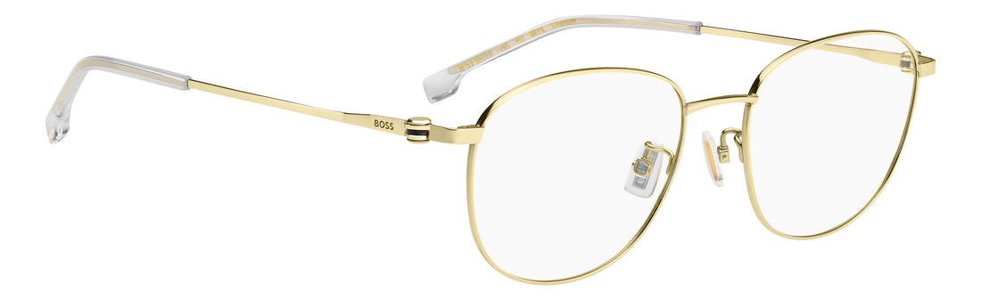 Brillen hugo boss boss 2027/f j5g dorado rectangular masculino größe 53mm - Detailansicht
