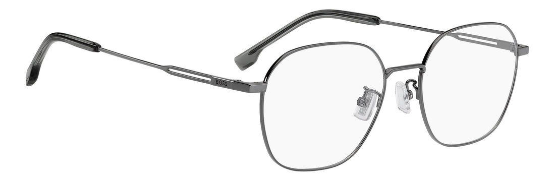 Brillen hugo boss boss 2030/f kj1 plateado rectangular masculino größe 53mm - Detailansicht