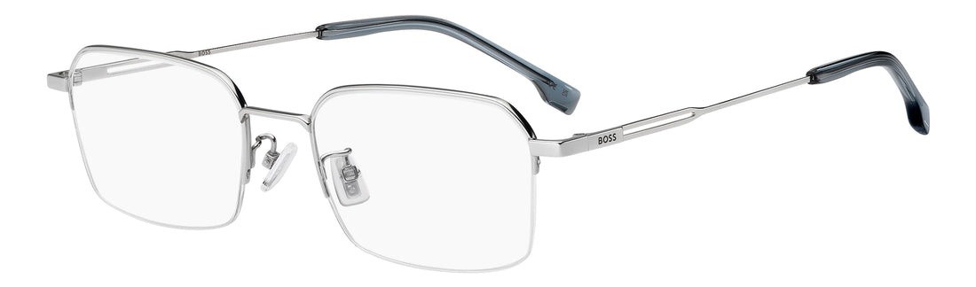 Brillen hugo boss boss 2031/f 010 plateado rectangular masculino größe 53mm - Hauptansicht