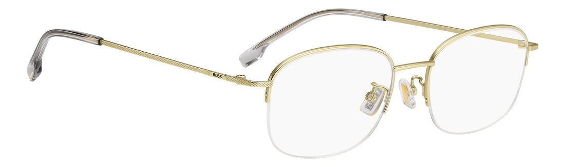Brillen hugo boss boss 2033/f aoz dorado rectangular masculino größe 51mm - Detailansicht