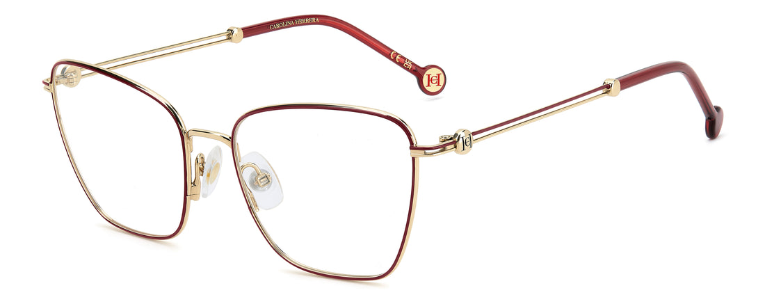 Lunettes de vue carolina herrera her 0426 noa dorado rectangular femenino taille 54mm - Vue principale