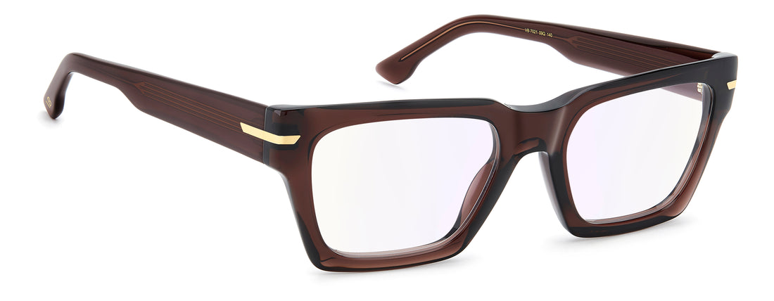 Brillen victoria beckham vb 7021 09q 13 marron rectangular femenino größe 52mm - Detailansicht
