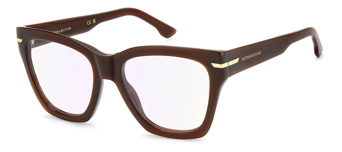 Brillen victoria beckham vb 7020 09q 13 marron rectangular femenino größe 53mm - Hauptansicht