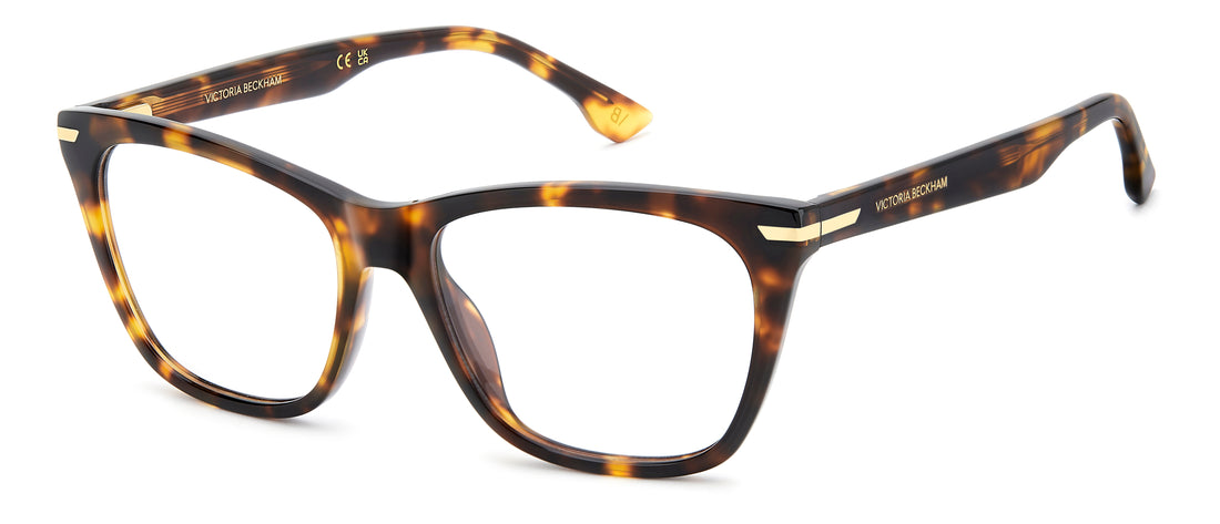 Brillen victoria beckham vb 1029 086 havana rectangular femenino größe 53mm - Hauptansicht