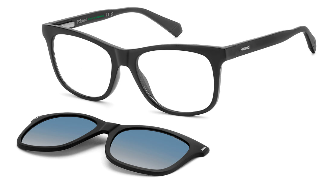 Lunettes de soleil polaroid pld 6202/cs 003 z7 negro rectangular femenino taille 53mm - Vue principale