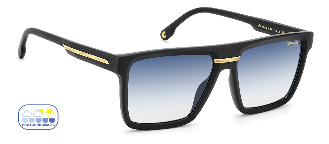 Solglasögon carrera victory c 03/s 003 7q negro rectangular masculino storlek 58mm - Detaljvy